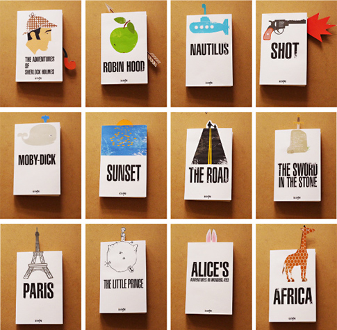 Custom book covers and bookmarks