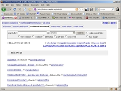 Jobs listings on Craigslist website