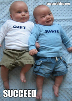 Digital Native babies Copy and Paste