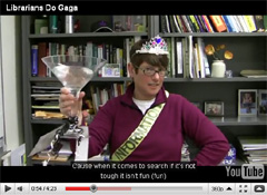 Librarians go GaGa video