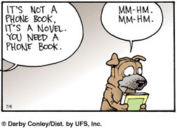 Get Fuzzy comic strip from 7/6/08