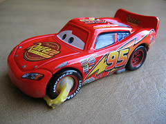 Lighting McQueen car with boot