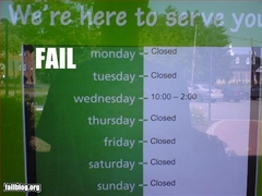 Hours Sign