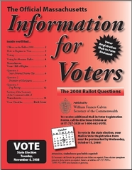 Information for Voters booklet cover