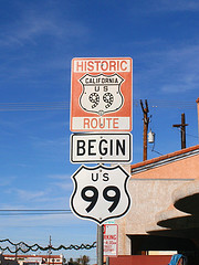 Route 99 sign