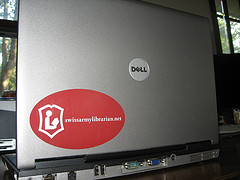 Swiss Army Librarian stickers