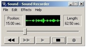 Windows Sound Recorder