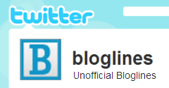 Twitter @bloglines