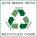 Site Made with Recycled Code icon