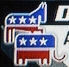 Donkey and Elephant political icons