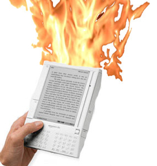 Kindle, burning