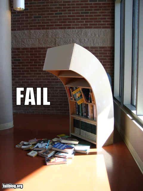 Bookshelf FAIL