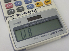 817 on a calculator spells LIB upside-down