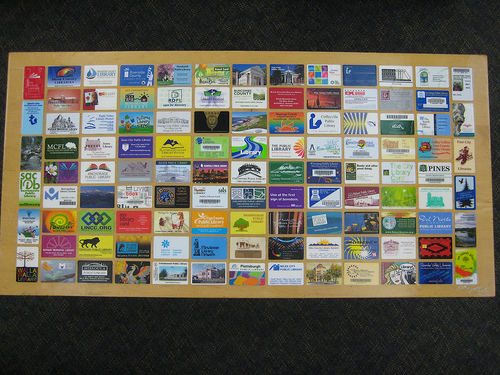 Library Card Table top