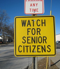Watch for Seniors sign